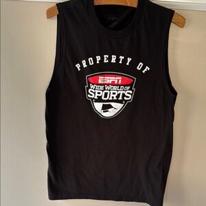 Black ESPN Sleeveless Top